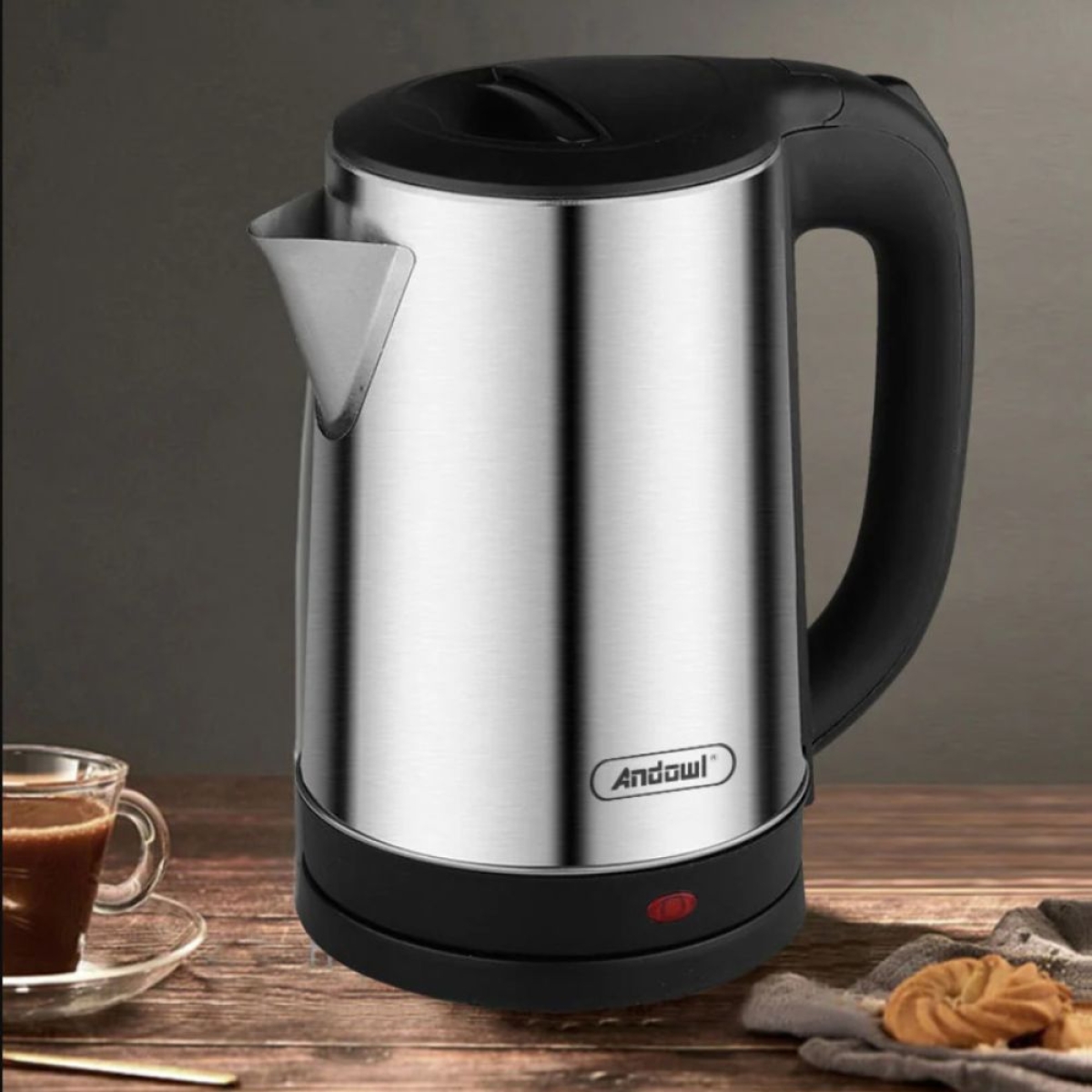 Ηλεκτρικός Βραστήρας Andowl Q-RS286 2,3L 1800W Inox