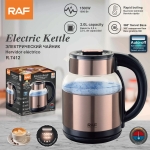 Ηλεκτρικός Βραστήρας RAF R.7412 1500W 2L με Γυάλινο Δοχείο