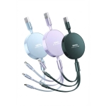 Καλώδιο Φόρτισης 3 σε 1 Lightning, Type-C & Micro USB 3A 1.1m Remax RC-C019