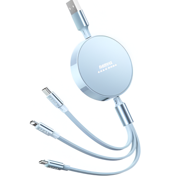 Καλώδιο Φόρτισης 3 σε 1 Lightning, Type-C & Micro USB 3A 1.1m Remax RC-C019