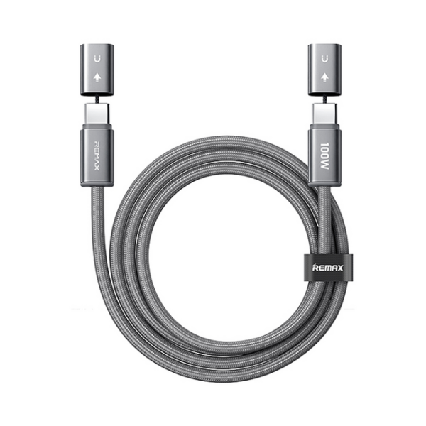 Καλώδιο Φόρτισης & Δεδομένων Type-C σε Type-C 100W 5A 1,2m με Μαγνητικό Κάλυμμα REMAX CB56