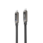 Καλώδιο Φόρτισης & Δεδομένων Type-C σε Type-C PD 100W 1,2m με LED Οθόνη REMAX CB52