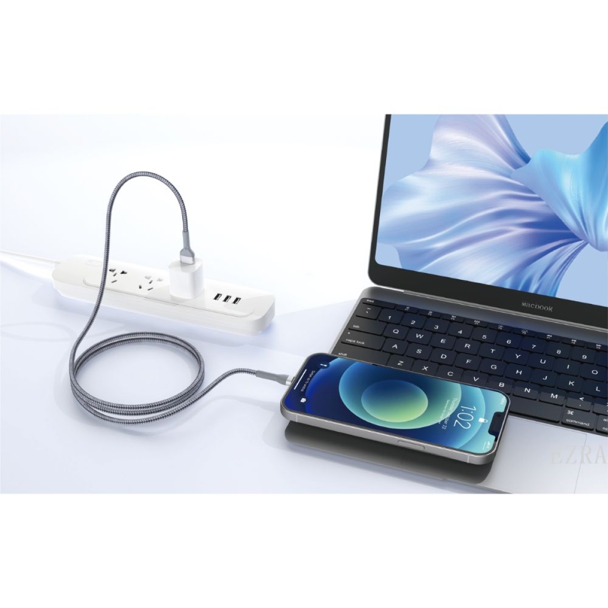 Καλώδιο Φόρτισης USB-A σε USB-C EZRA DC349 1m 15W