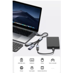 USB Hub 3 Θυρών USB 2.0 480Mbps 12W 0.46m Awei CL-8 - Image 4
