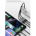 USB Hub 3 Θυρών USB 2.0 480Mbps 12W 0.46m Awei CL-8 - Image 2