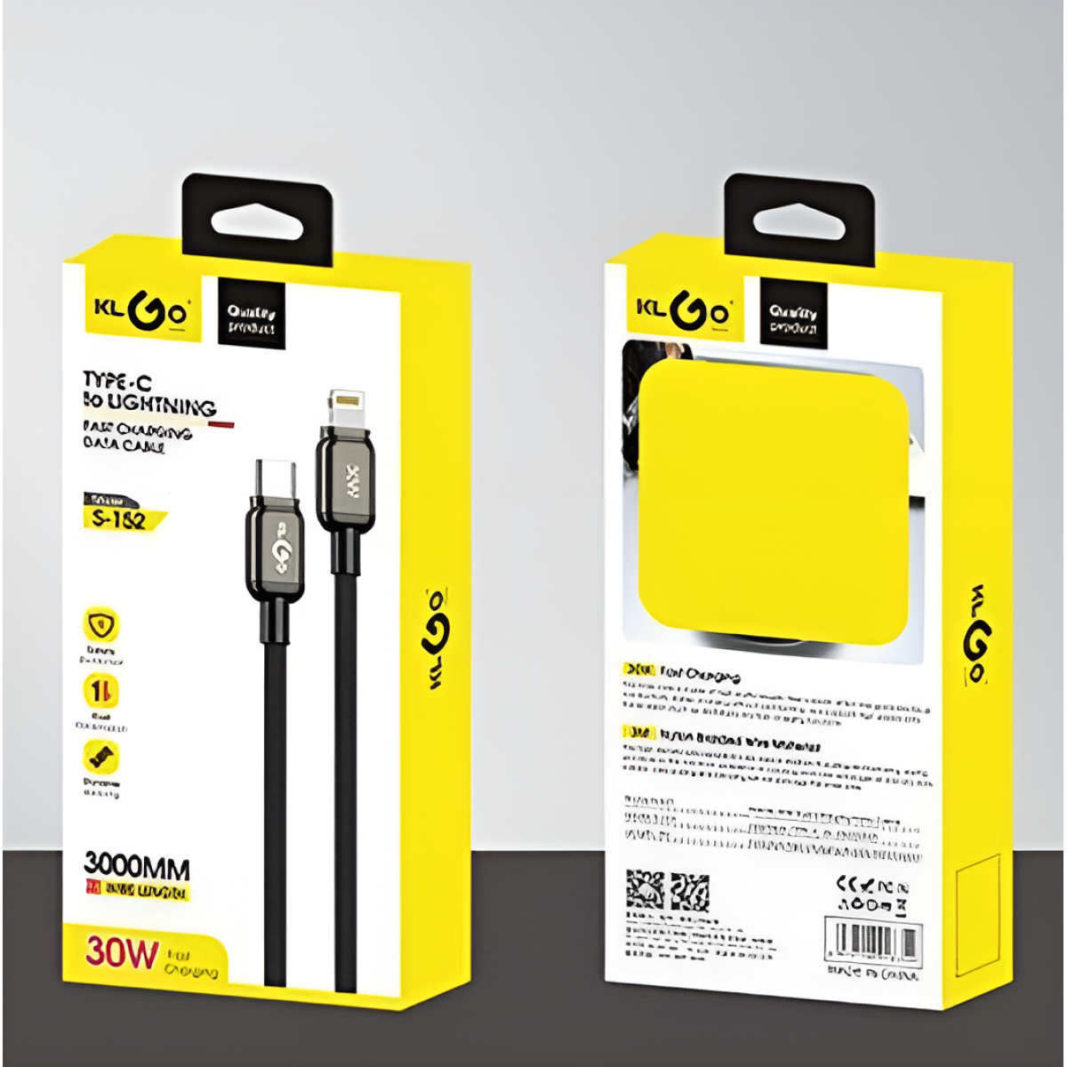 Καλώδιο Φόρτισης USB-C σε Lightning PD 30W 3m Klgo S-152