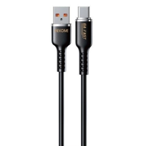 Καλώδιο Γρήγορης Φόρτισης Type-C σε Type-C 100W 6A 1.2m Wekome WDC-09A