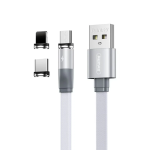 Καλώδιο Μαγνητικής Φόρτισης 3 σε 1 USB-A σε Lightning, Type-C & Micro USB 2.1A 1m Remax RC-169TH