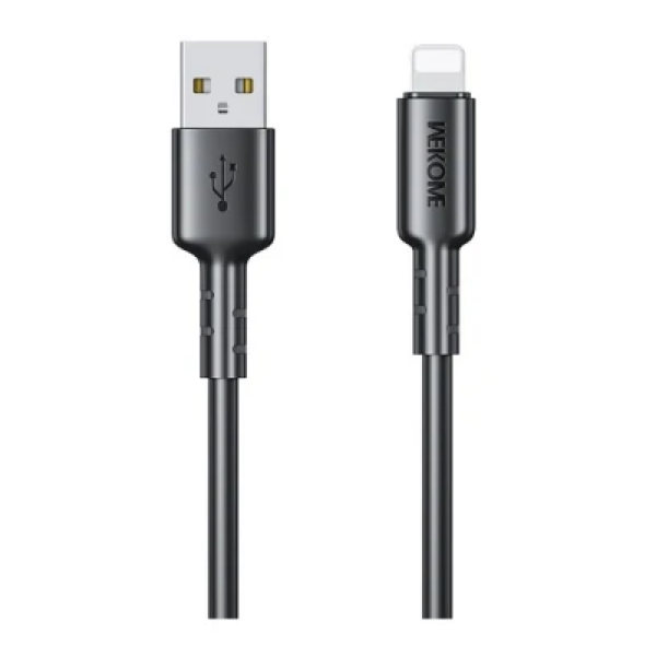 Καλώδιο USB-A σε Lightning 2.4A 1m Μαύρο Wekome WK WDC-01
