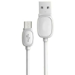 Καλώδιο USB-A σε Micro USB 2.0 1m Λευκό Moxom CC-65