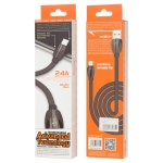 Καλώδιο USB-A σε Type-C 2.4A USB 2.0 1m Μαύρο Moxom MX-CB18 - Image 2