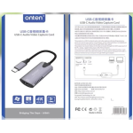 Κάρτα Καταγραφής Video Capture HDMI σε USB-C με Είσοδο 4K Onten OTN-UC306 - Image 3