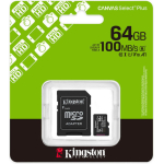 Κάρτα Μνήμης Kingston Canvas Select Plus Gen3 microSDXC 64GB SDCS3/64GB - Image 2