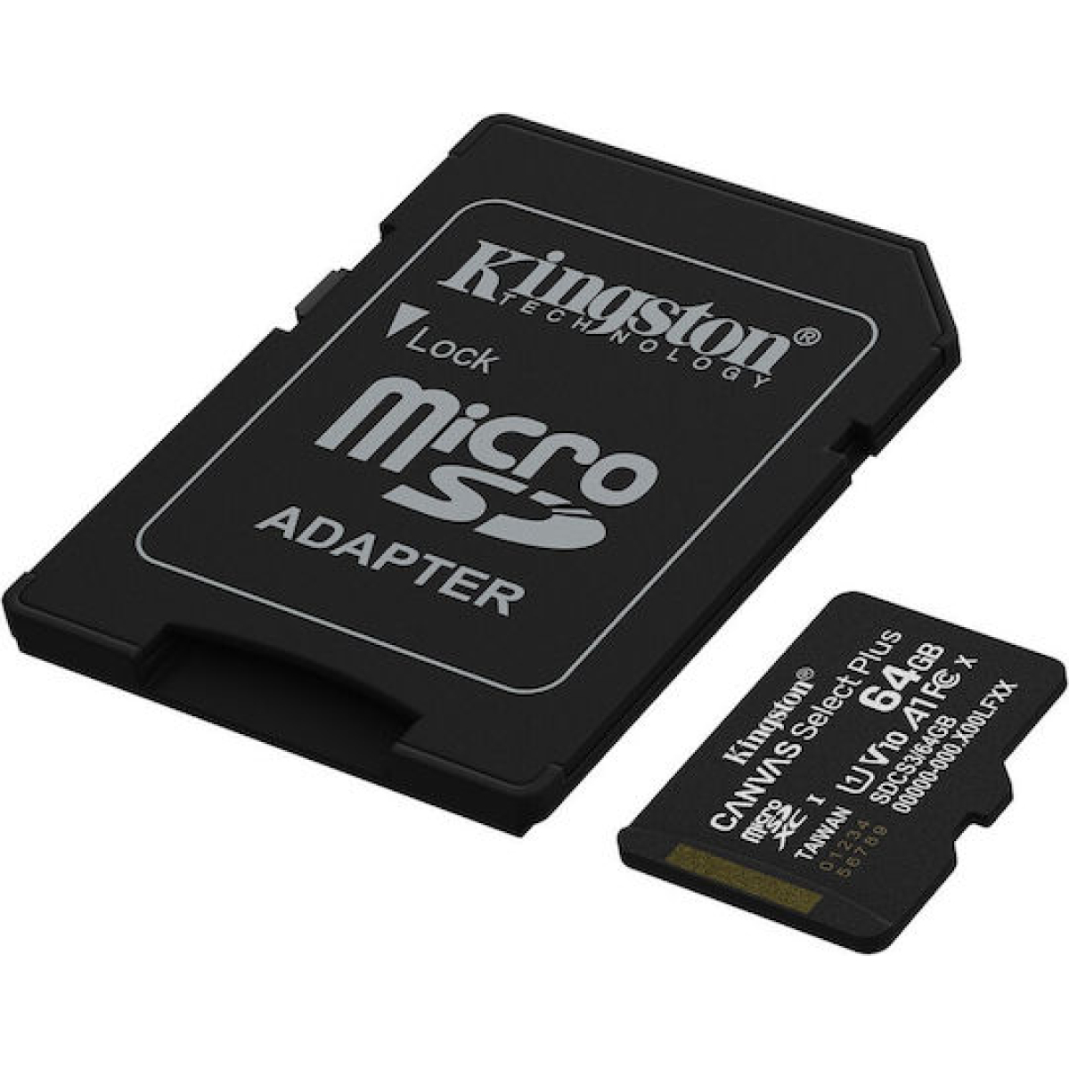 Κάρτα Μνήμης Kingston Canvas Select Plus Gen3 microSDXC 64GB SDCS3/64GB