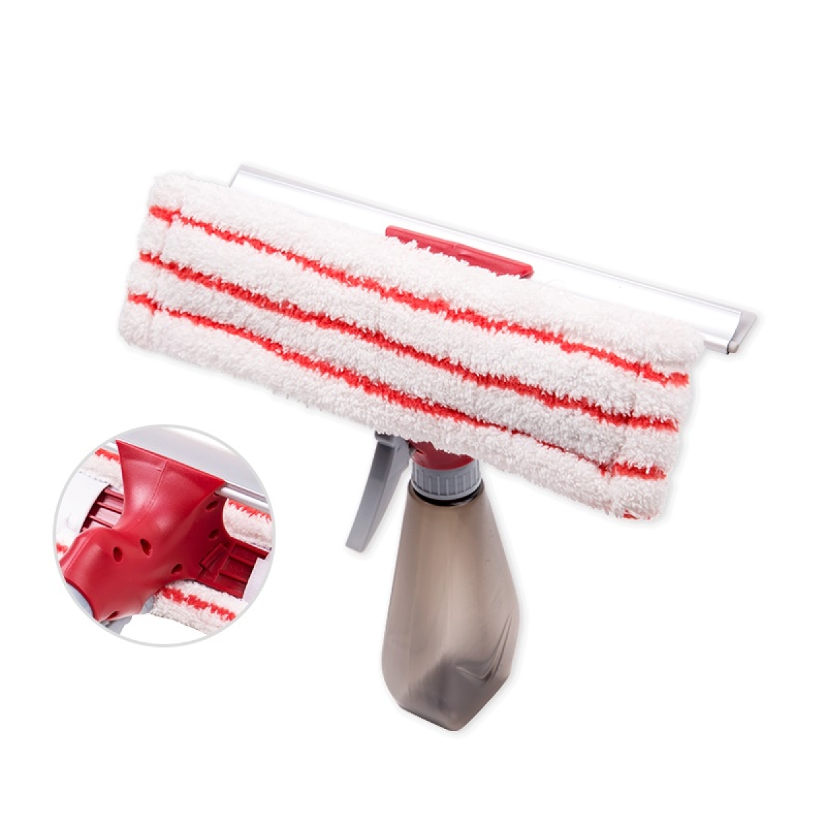 Καθαριστής Τζαμιών 3 σε 1 με Ψεκασμό και Πανί Microfiber LiAo B130064 - Image 3