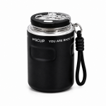Κούπα Καφέ Hot & Cool 260ml με Καπάκι & Λουράκι H-BW-1498