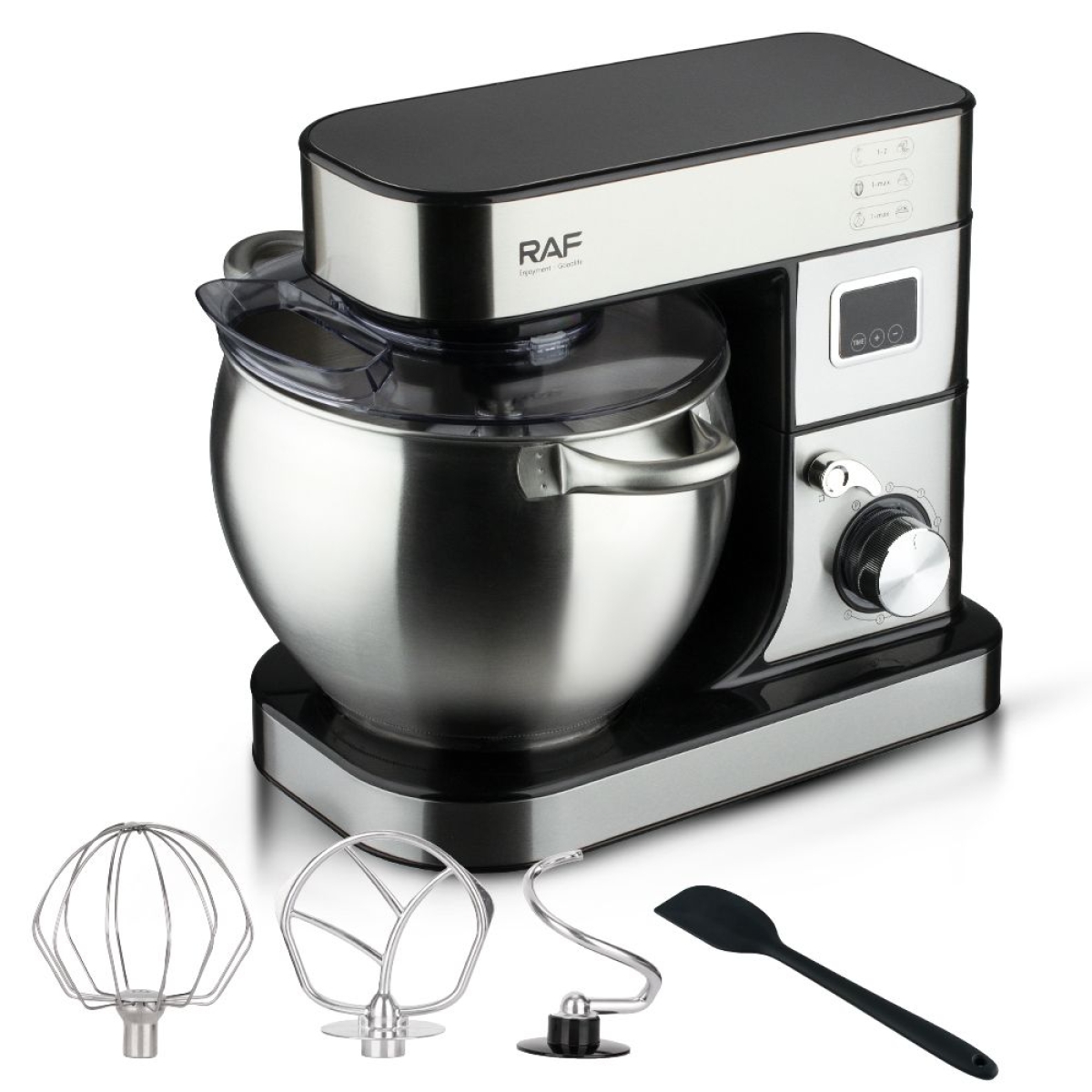 Κουζινομηχανή RAF R.6603 2000W με Κάδο 8L Inox 6 Ταχύτητες