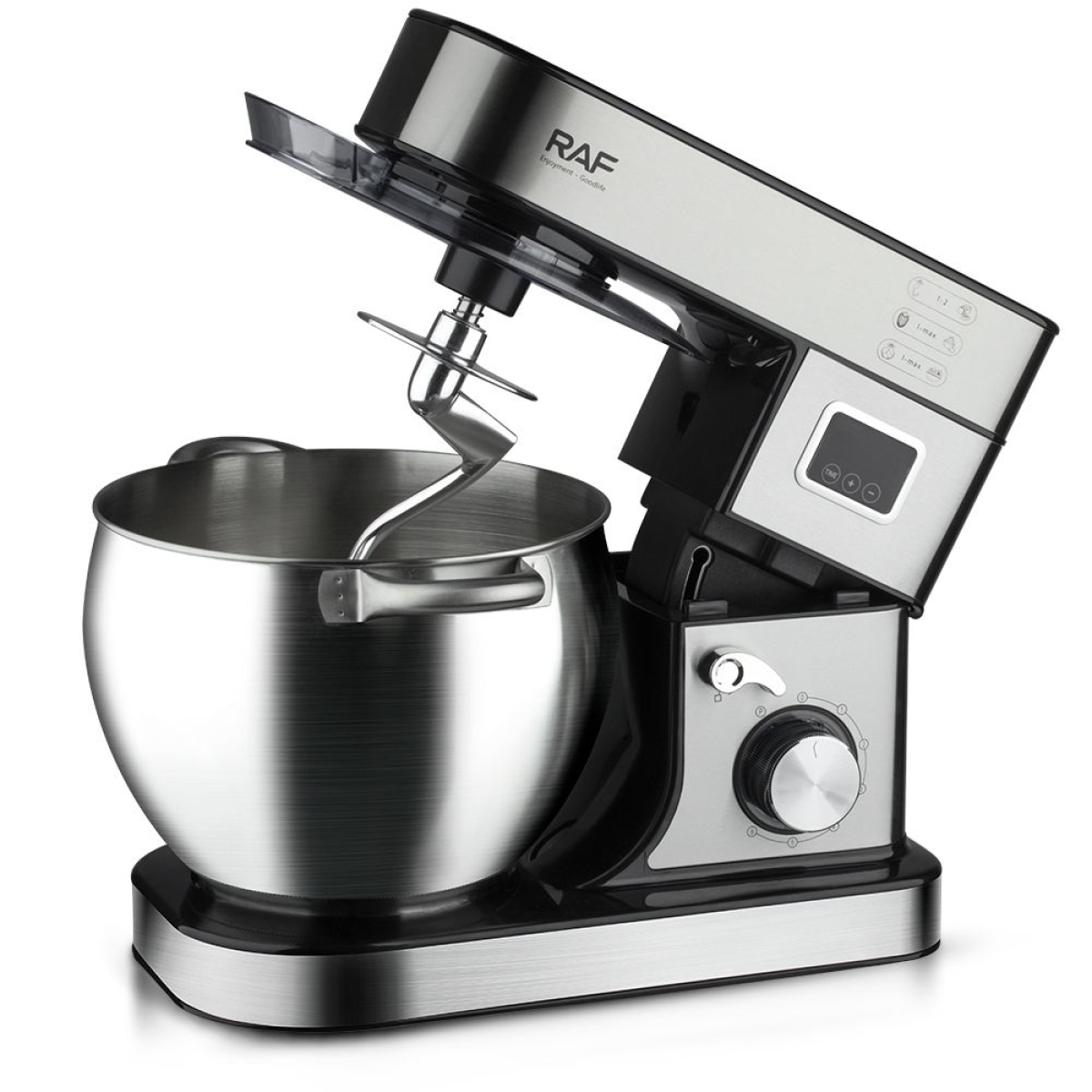 Κουζινομηχανή RAF R.6603 2000W με Κάδο 8L Inox 6 Ταχύτητες