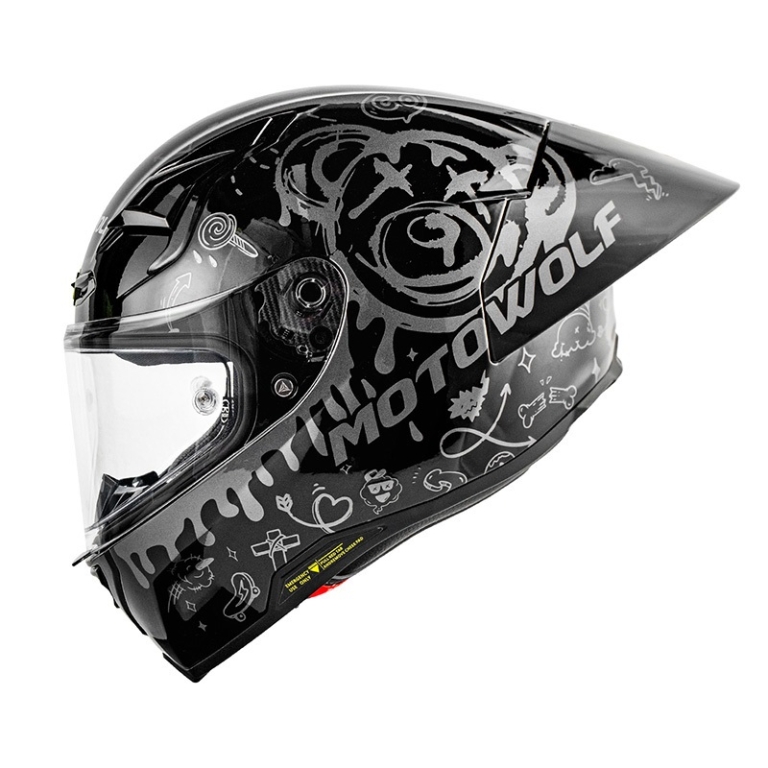 Κράνος Προστασίας για Ποδήλατο & Πατίνι Full Face Motowolf H1-3