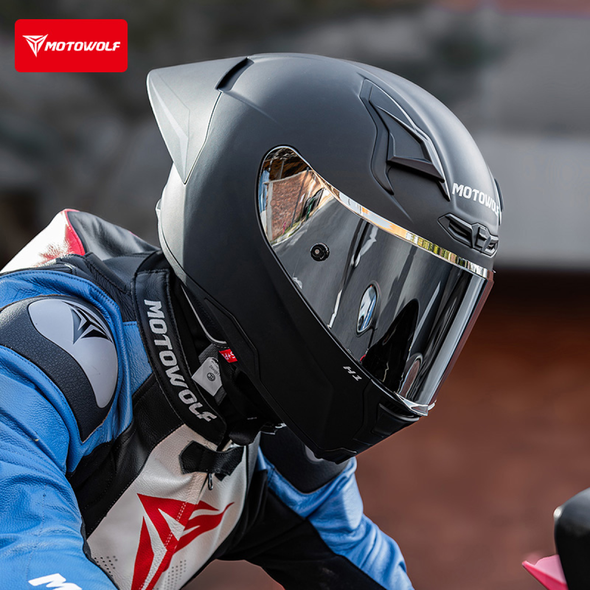Κράνος Προστασίας για Ποδήλατο & Πατίνι Full Face Motowolf H1-4