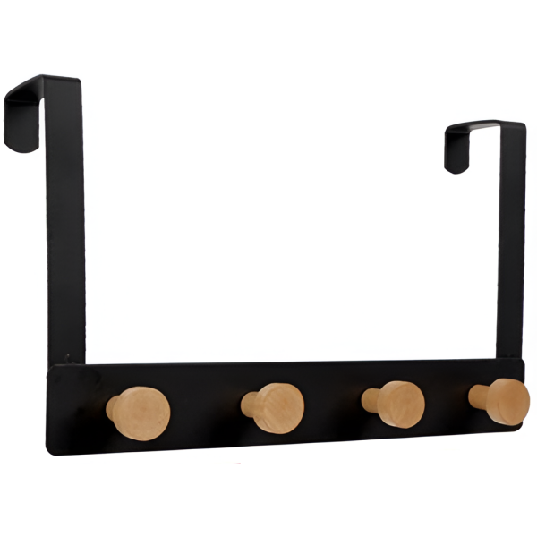 Κρεμάστρα Πόρτας με 4 Γάντζους 28cm Kmt Style 3210001