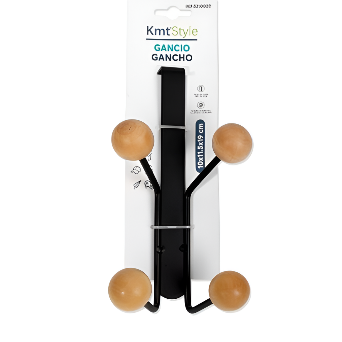 Κρεμάστρα Πόρτας με 4 Γάντζους Kmt Style 3210000