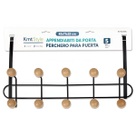 Κρεμάστρα Πόρτας με 5 Διπλούς Γάντζους Kmt Style 3210005