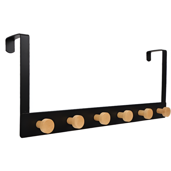 Κρεμάστρα Πόρτας με 6 Γάντζους 42cm Kmt Style 3210003