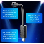 Κρυφή Κάμερα Παρακολούθησης USB με Καταγραφή Wifi FHD Ασύρματη με Εύκαμπτη Βάση Mini-Wi-Fi