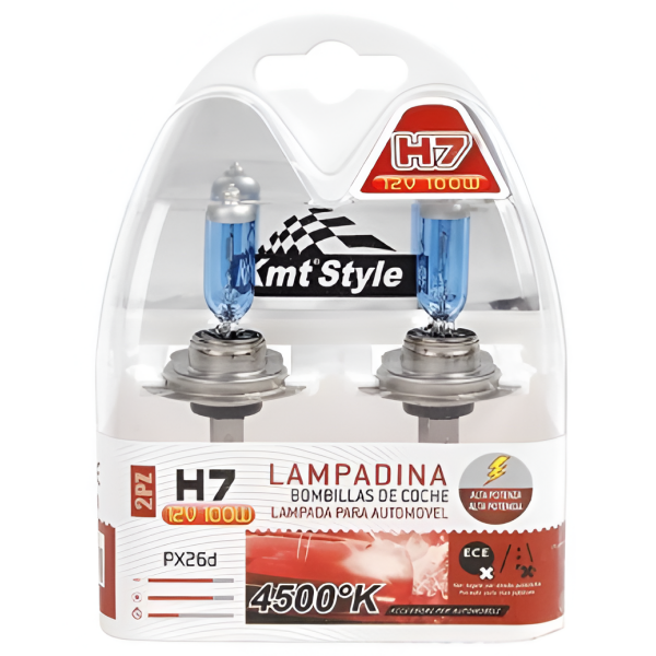 Λάμπες Αλογόνου Αυτοκινήτου H7 PX26d 12V 100W 2τμχ Kmt Style 2000422