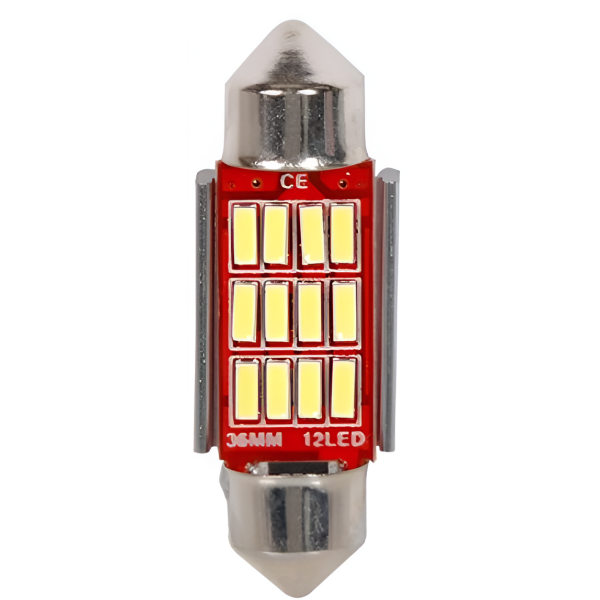 Λάμπες LED Αυτοκινήτου CANBUS SV8.5 36mm 6500K Σετ 2τμχ Kmt Style 2000446