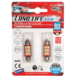 Λάμπες LED Αυτοκινήτου CANBUS SV8.5 36mm 6500K Σετ 2τμχ Kmt Style 2000446 - Image 2