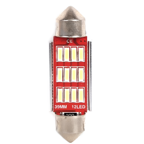 Λάμπες LED Αυτοκινήτου CANBUS SV8.5 39mm 6500K Σετ 2τμχ Kmt Style 2000447