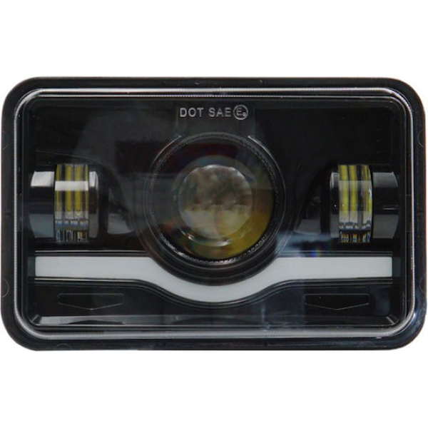 LED Προβολέας 5" με Βύσμα H4 300W IP67 3000K W11586-6-1