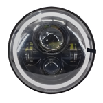 LED Στρογγυλός Προβολέας 7" 40W 3030 W06061-1