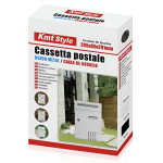 Μεταλλικό Γραμματοκιβώτιο Γκρι 205x65x291mm Kmt Style 2001735 - Image 2