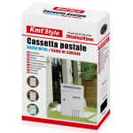 Μεταλλικό Γραμματοκιβώτιο Λευκό 205x65x291mm Kmt Style 2001734 - Image 3