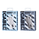 Mini Power Bank 5000mAh με Ενσωματωμένο Καλώδιο, Βύσμα Type-C & Ταχεία Φόρτιση 22.5W REMAX FP-108 - Image 4