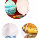 Οβάλ Τελαρωμένος Καμβάς Ζωγραφικής 280g 40x50cm Alsuomi AL6475 - Image 2