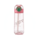 Παγούρι Νερού 600ml με Καλαμάκι, Flip-Top Καπάκι & Λαβή Μεταφοράς SHOTAY ST-7613-T