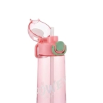 Παγούρι Νερού 600ml με Καλαμάκι, Flip-Top Καπάκι & Λαβή Μεταφοράς SHOTAY ST-7613-T - Image 9