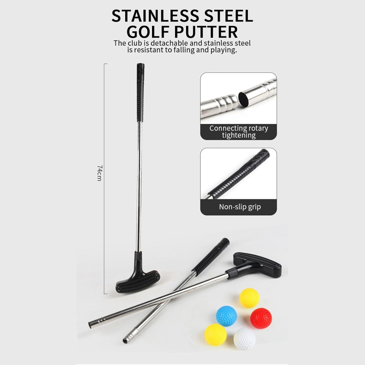 Παιδικό Σετ Golf με Τάπητα Putting – 3 Τρύπες – Indoor & Outdoor 7888-46A - Image 4