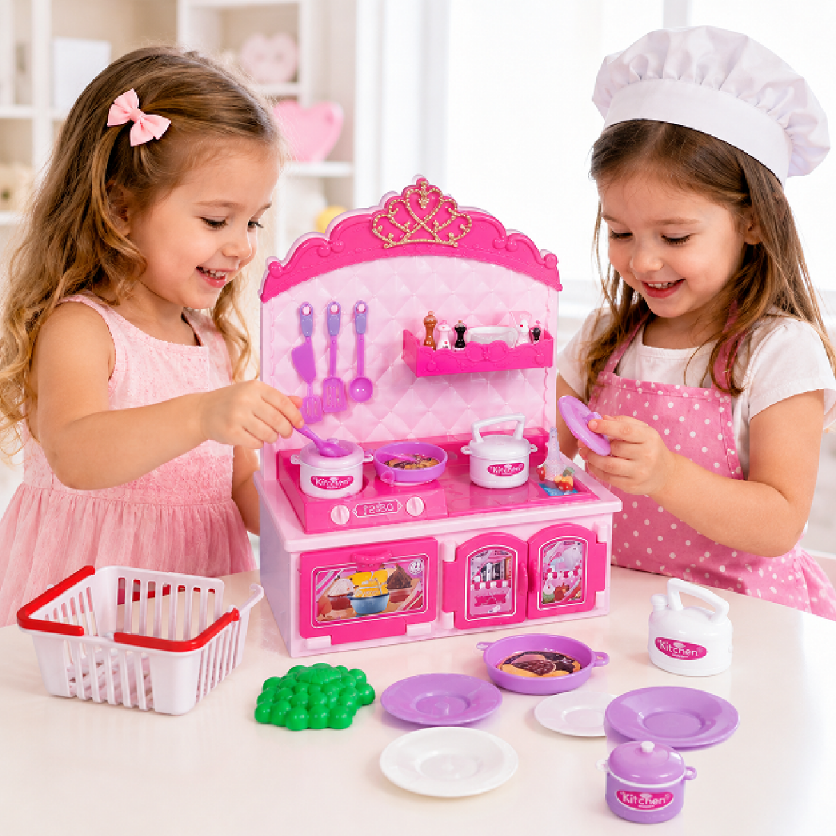 Παιδικό Σετ Κουζίνας με Αξεσουάρ και Φαγητά 6176 - Image 3