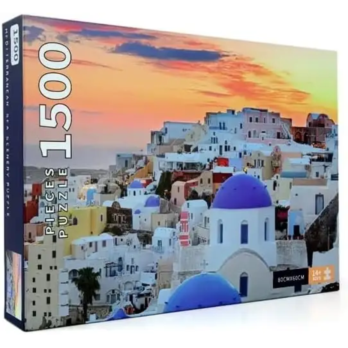 Παζλ Σαντορίνη – Μεσογειακό Τοπίο 1500 Κομμάτια 88361 - Image 4