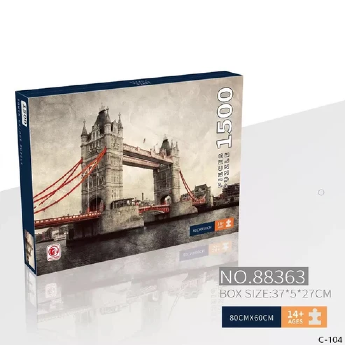 Παζλ Tower Bridge Λονδίνο 1500 Κομμάτια 88363 - Image 3