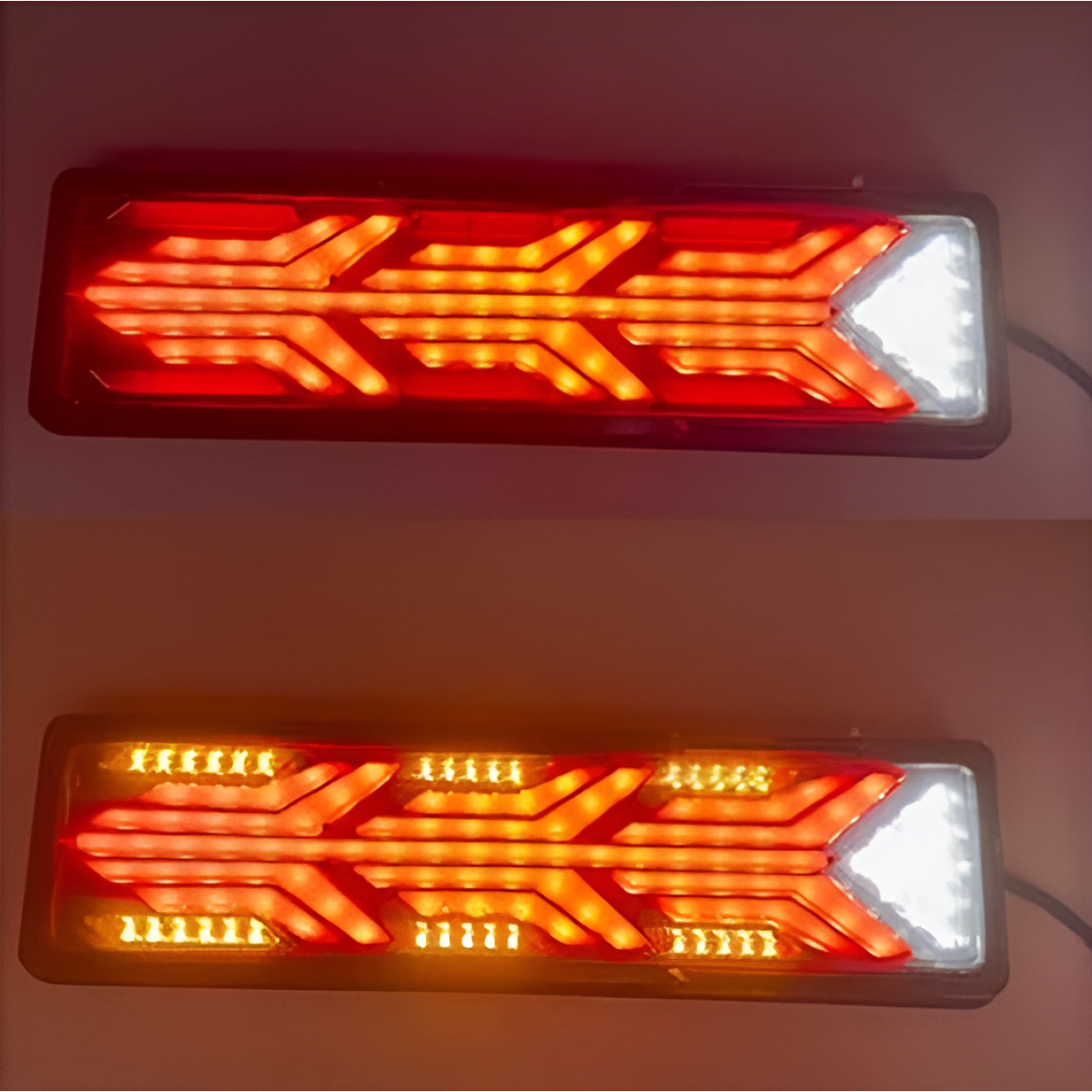 Πίσω Φανάρι Φορτηγού LED με Δυναμικό Φλας 46.5x13cm W16429-12