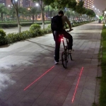 Πίσω Φανάρι Ποδηλάτου LED με Laser DP-1030 - Image 2