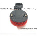 Πίσω Φανάρι Ποδηλάτου LED με Laser DP-1030 - Image 5