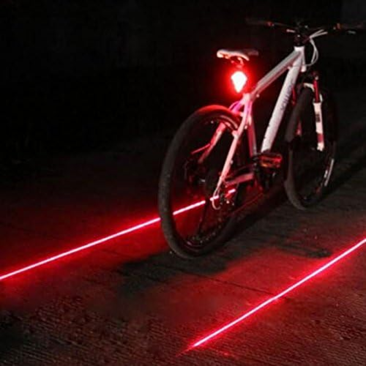 Πίσω Φανάρι Ποδηλάτου LED με Laser DP-1030 - Image 3