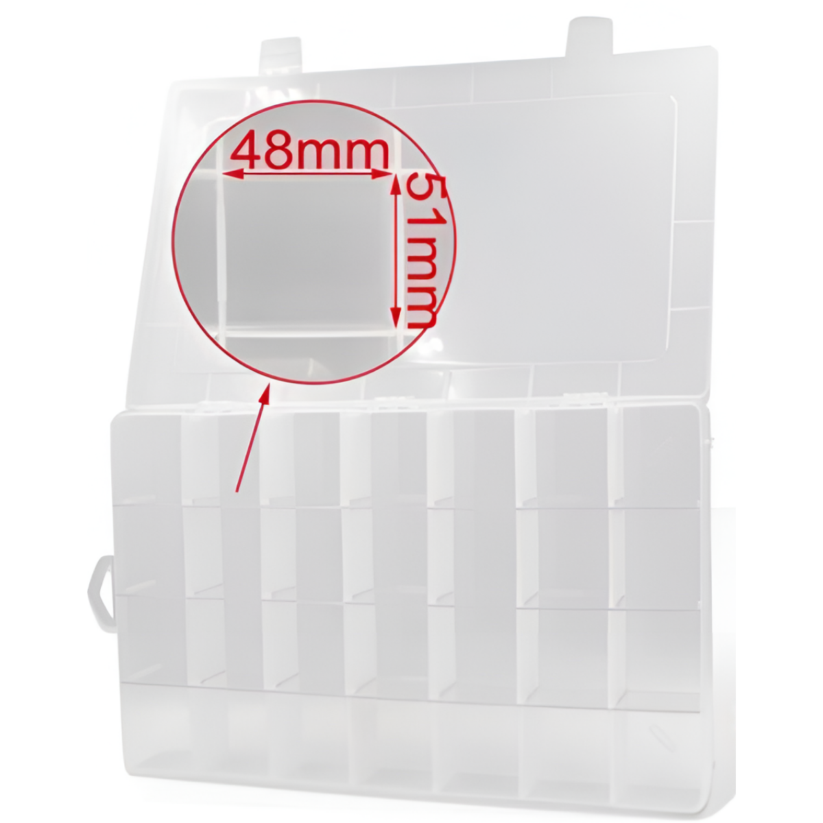 Πλαστική Αποθηκευτική Κασετίνα 28 Θέσεων Kmt Tools 3200044